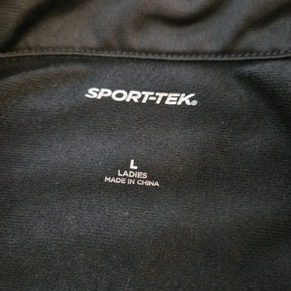 Sport-Tek Vegas Stars Rhinestone Black Full Zip Jacket Women's Size Large Cheer
